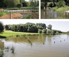 Aménagement d'un étang de baignade à Lesterps (16)